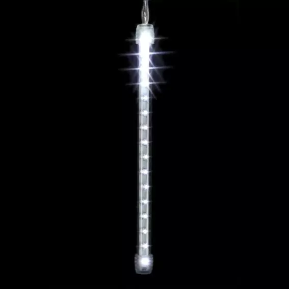Stalactite lumineuse L4 m Glaçons défilement Blanc froid 100 LED 6