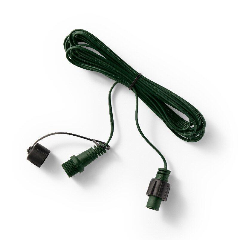 Conector alargador del cable verde 20 m 2 para luces de Navidad sistema LED Conect 24V 1
