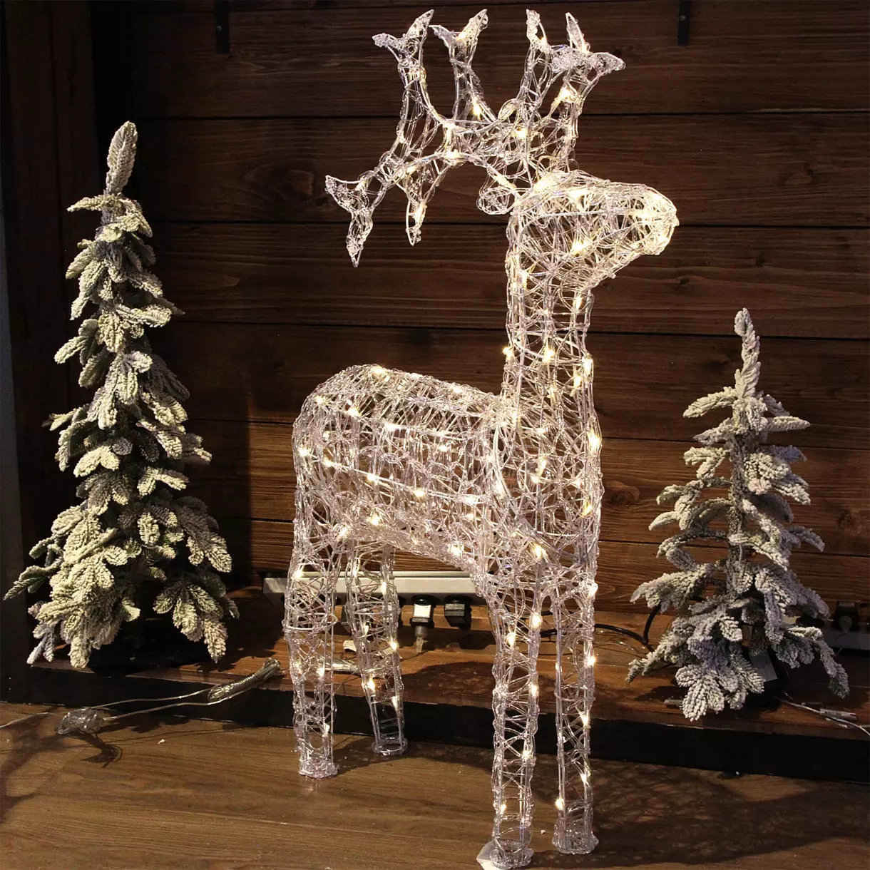 Renne lumineux Pilou Blanc chaud 50 LED 1