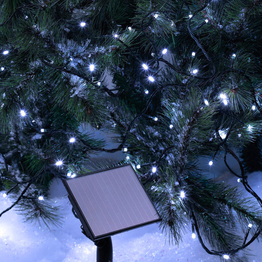 Luces de Navidad Solar  5 m Blanco frío 50 LED 1