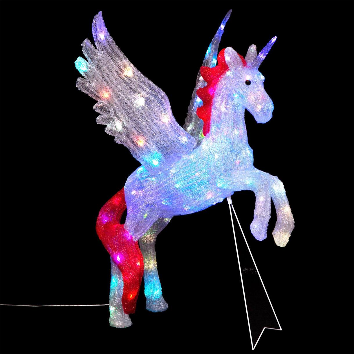 Unicornio luminoso Candice Multicolor 100 LED 1