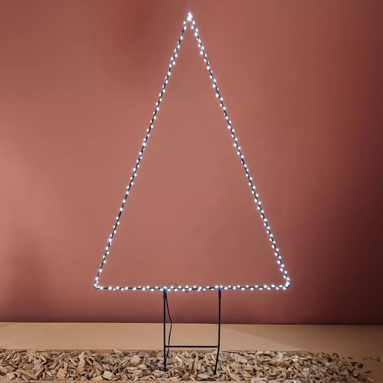 Pyramide lumineuse Crystal Blanc chaud 180 LED