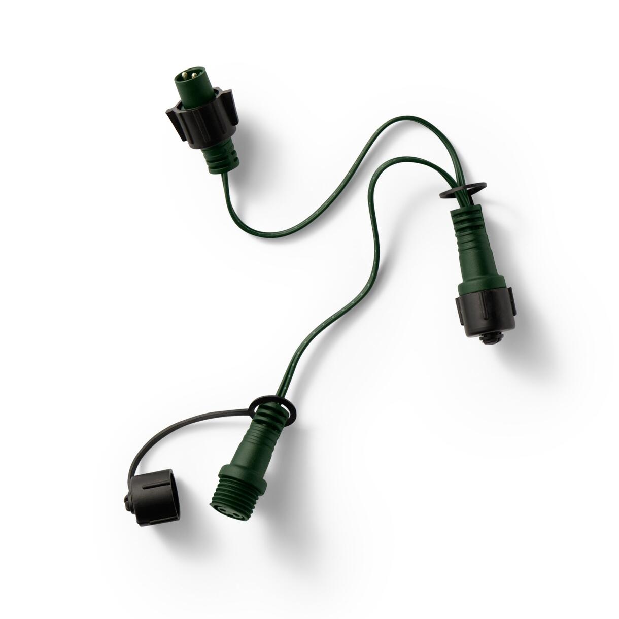 Conector cable verde 3 para luces de Navidad sistema LED Conect 24V 1