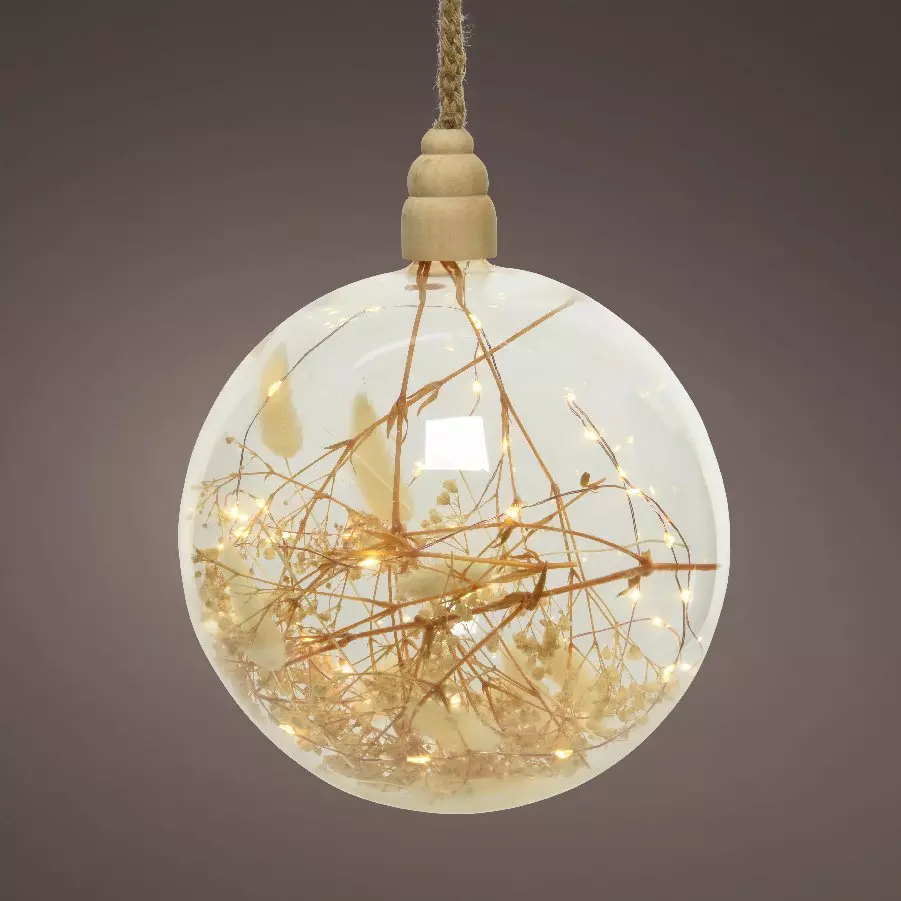 Suspension lumineuse à piles Gypsophila Blanc chaud 30 LED 1