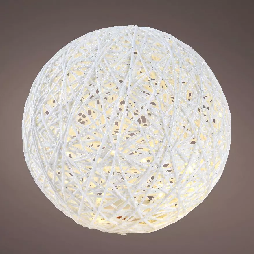 Boule de neige à piles lumineux Blanc chaud 30 LED 1