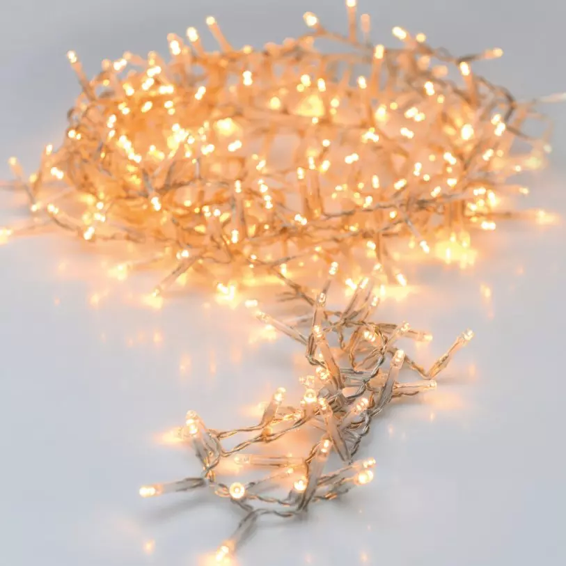Luces de Navidad Lujo 20 m Blanco cálido 1000 LED 1