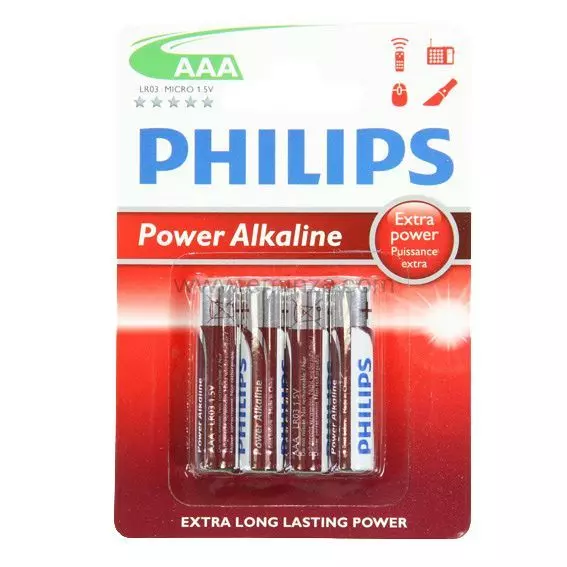 Lote de 4 pilas AAA LR03 1