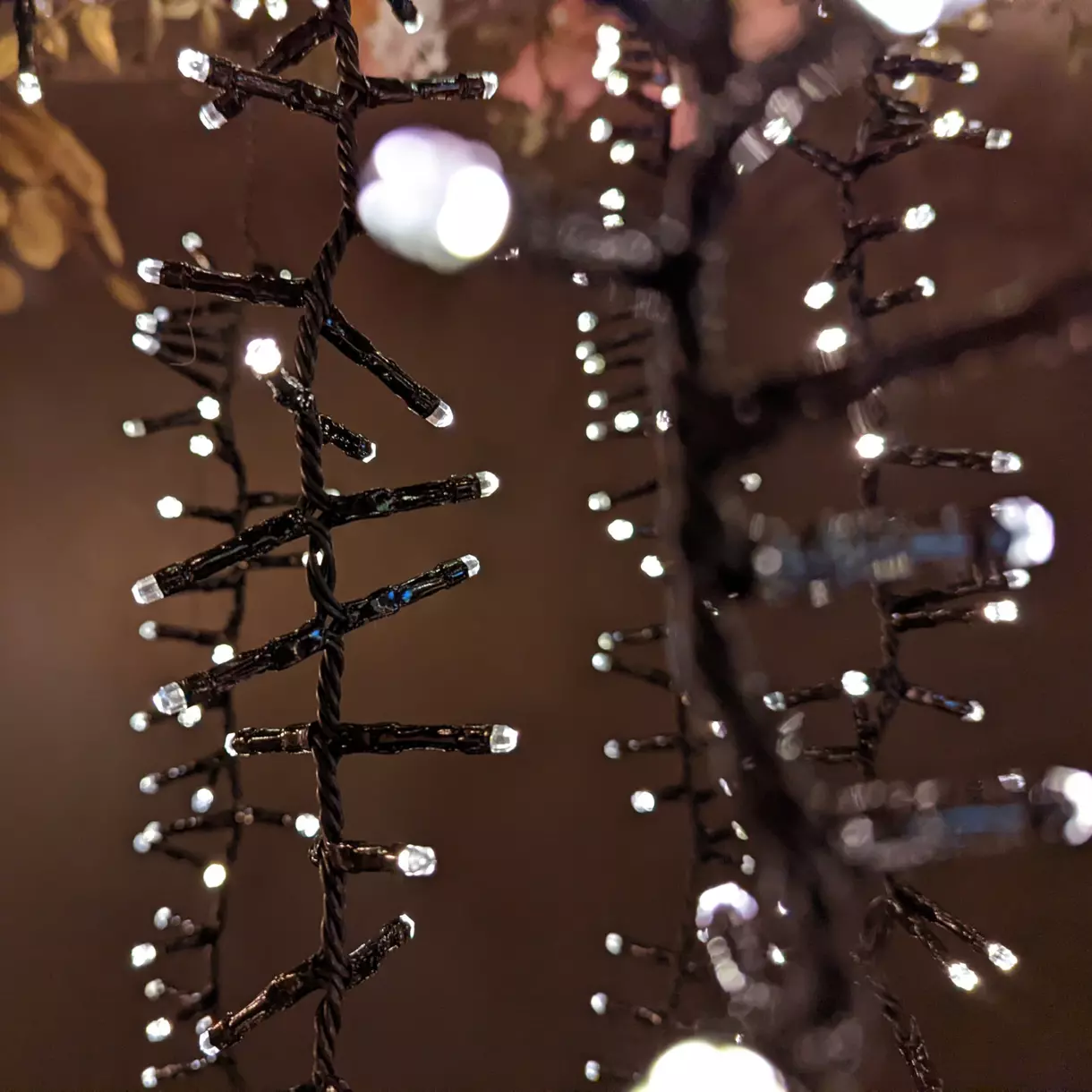 Cascade lumineuse Durawise à piles L2 m Blanc froid 512 LED CN 1