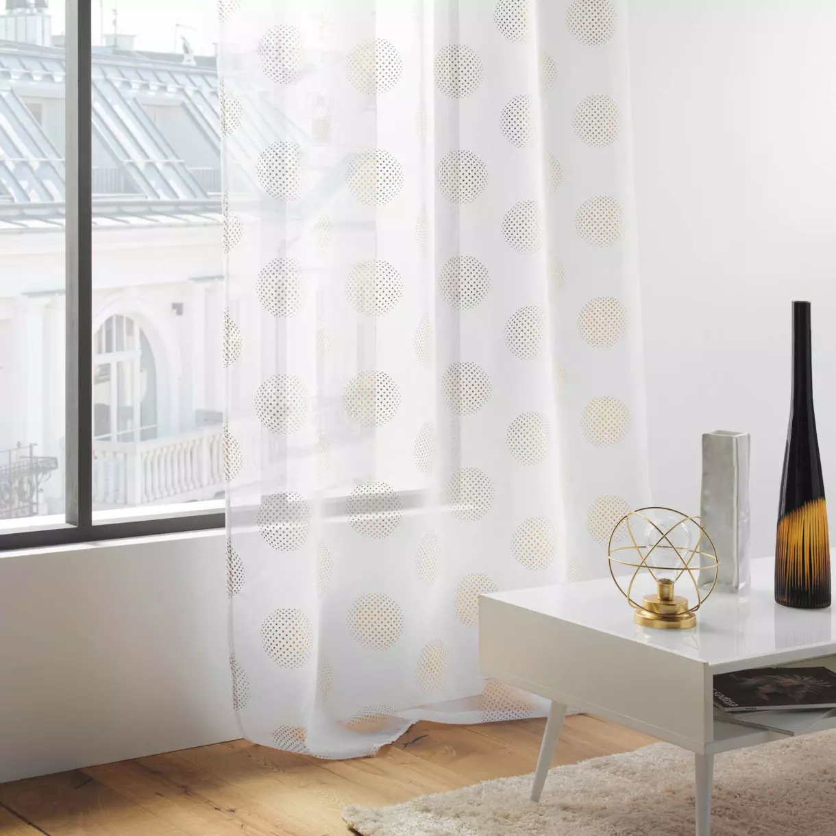 Visillo (140 x 240 cm) Sixtine Oro