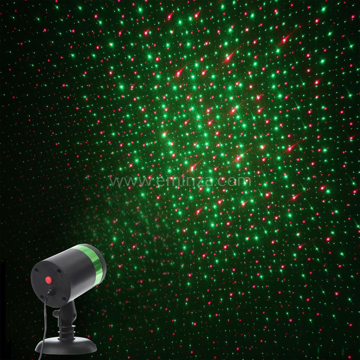 Laser projector met rode detector / veelkleurig 2 LED 1