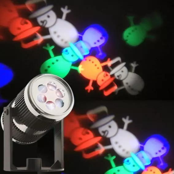 Projecteur Bonhomme de neige Multicolore  1