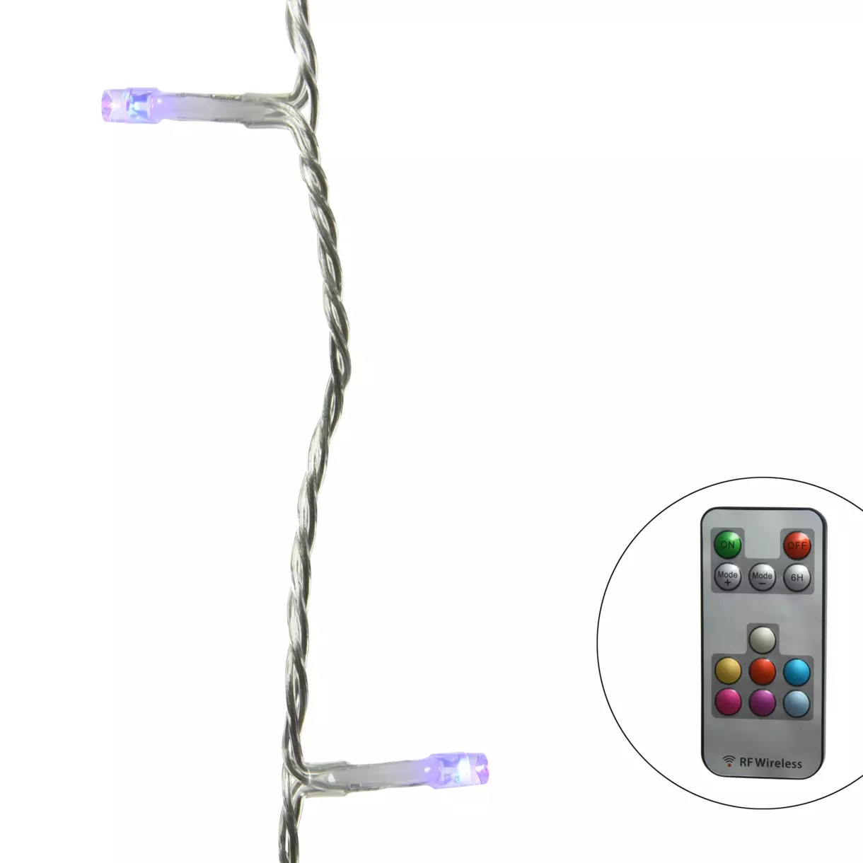 Guirlande lumineuse télécommandée  Dancing lights CT 9,90 m Multicolore 100 LED 1