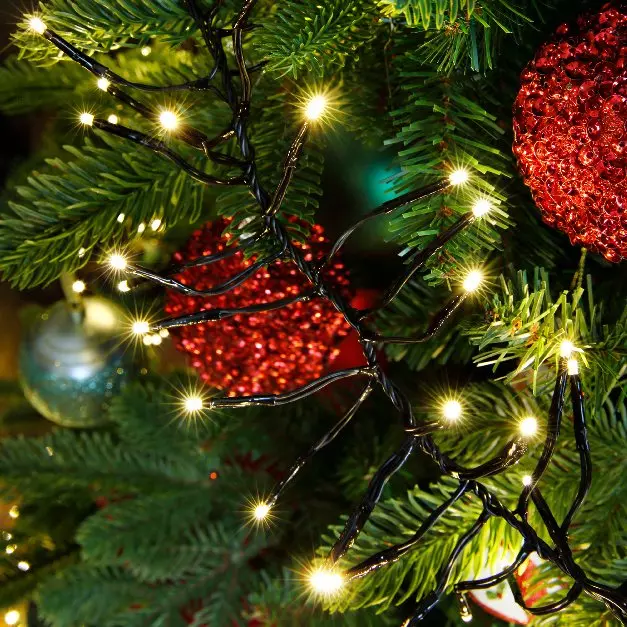 Luces de Navidad Durawise 6 m Blanco cálido 600 LED Grappe CN 1