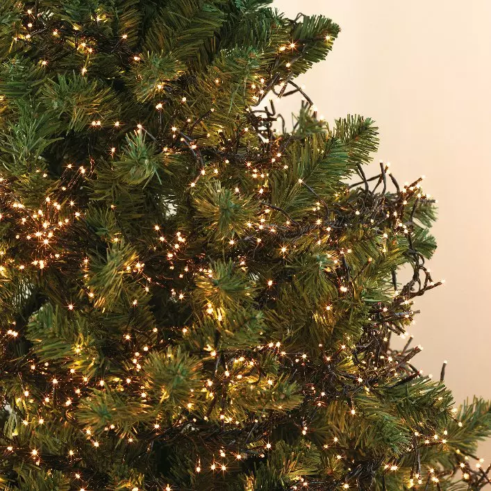 Luces de Navidad Durawise 6 m Blanco cálido 600 LED Grappe CN 6