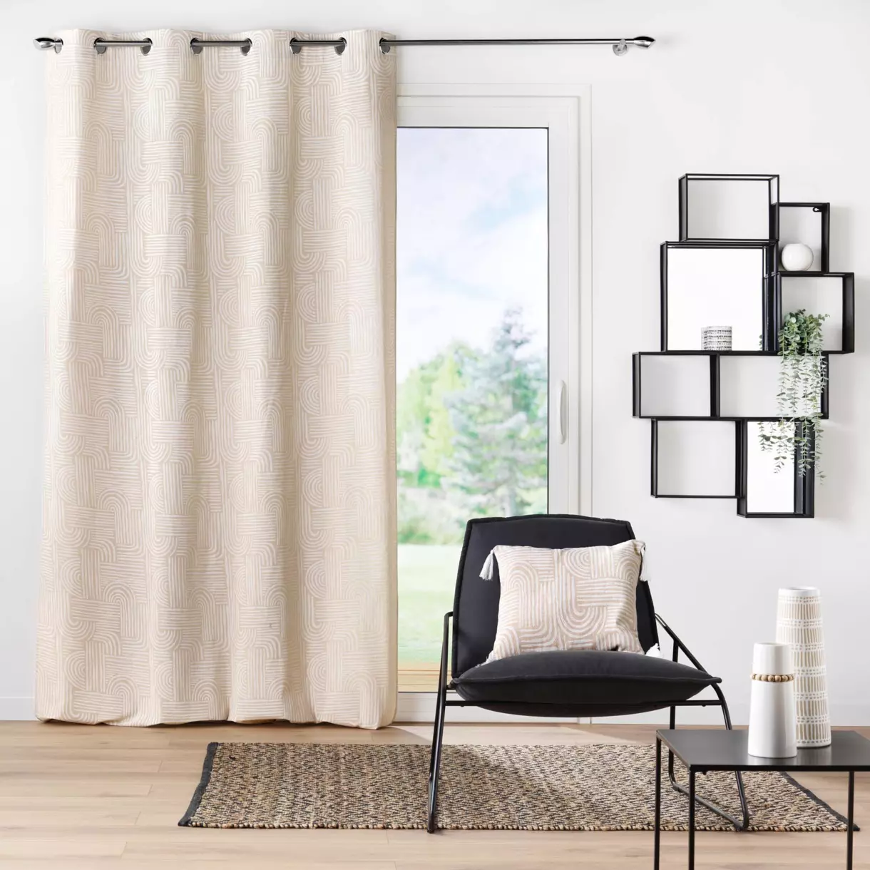 Cortina (140 x 240 cm) Pandore Blanco