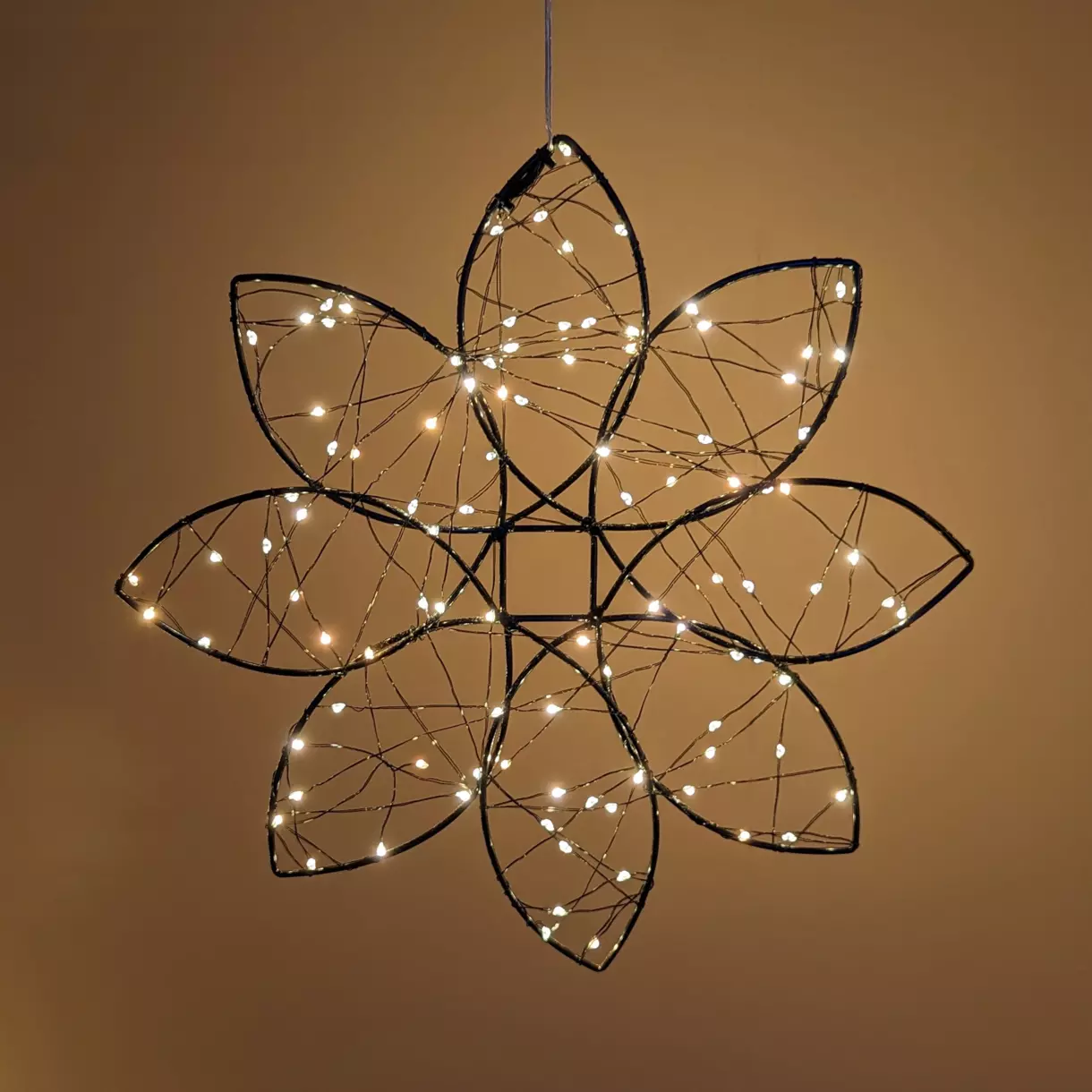 Suspension lumineuse Floralia Blanc chaud 100 LED 1
