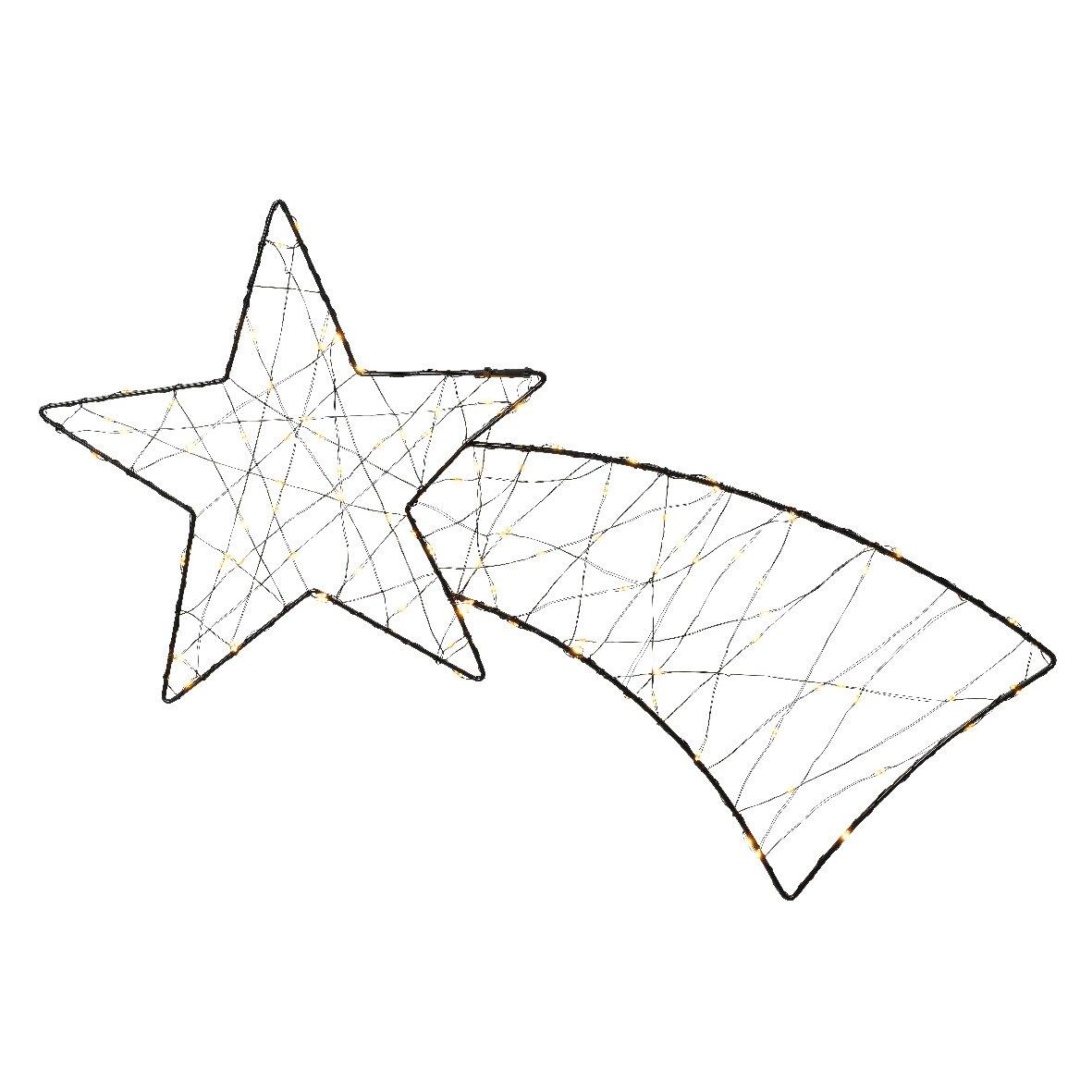 Estrella fugaz Ursides Blanco cálido 100 LED 1