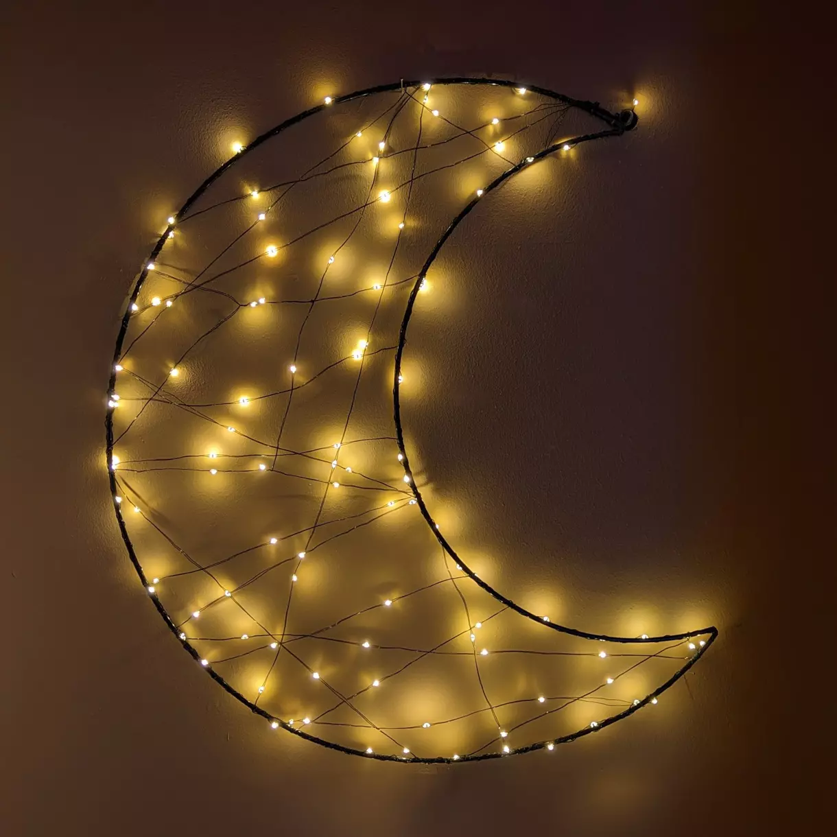 Suspensión luminosa Lunita Blanco cálido 100 LED 1