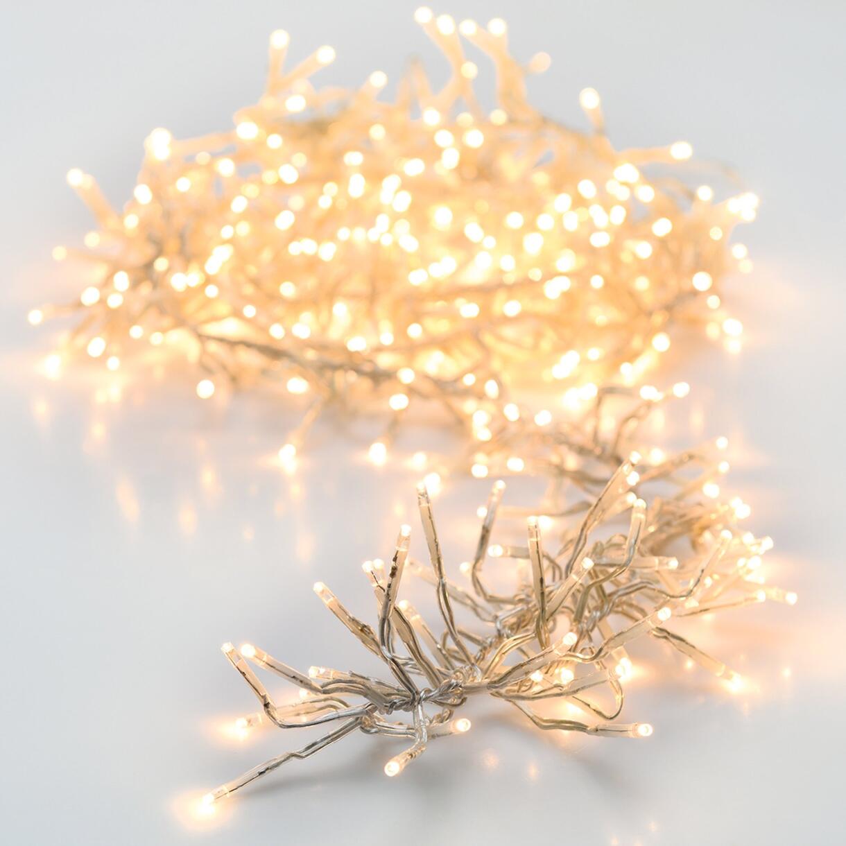Luces de Navidad Boa 5,60 m Blanco cálido 768 LED 1