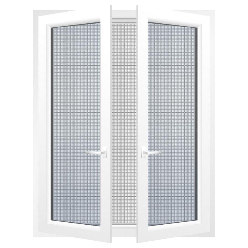 Fliegengitter für Fenster (250 x 250 cm) Weiß 1