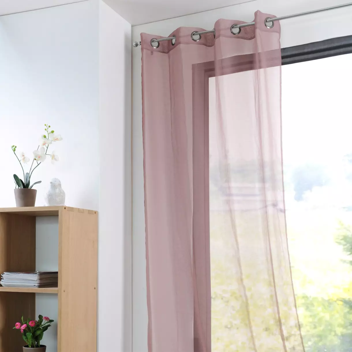 Visillo (135 x 260 cm) Monna Rosa blush 1