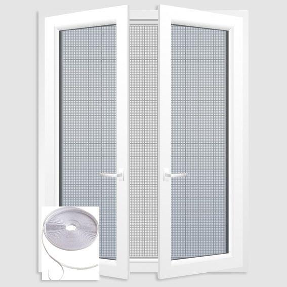 Kit moustiquaire fenêtre (180 x 170 cm) Blanc 1
