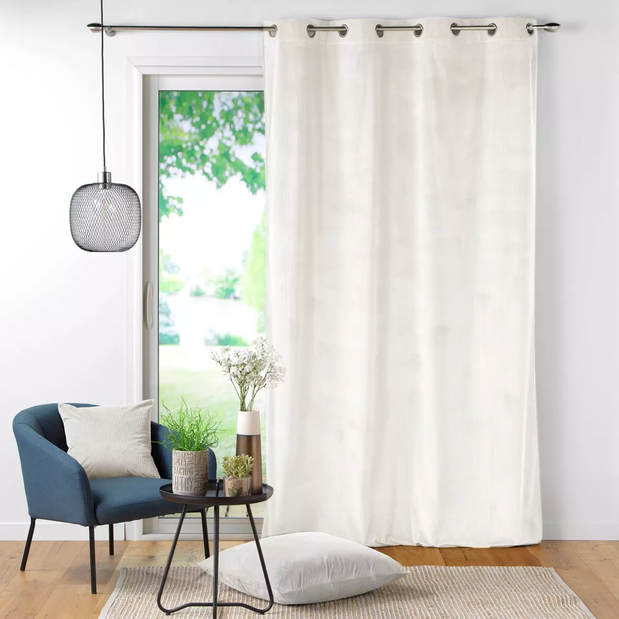 Cortina  semi-opaca(140 x 260 cm) Casual Crudo 1