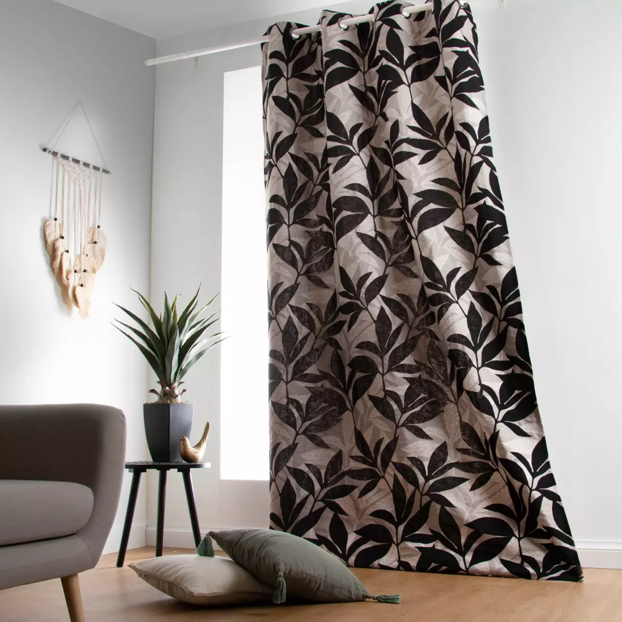 Rideau (140 x 240 cm) Korba Beige 1