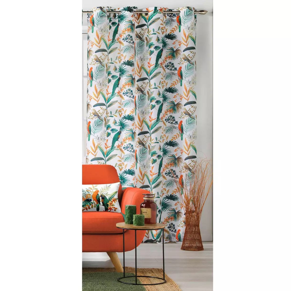 Cortina semi opaca (140 x 260 cm) Panis Blanco 1