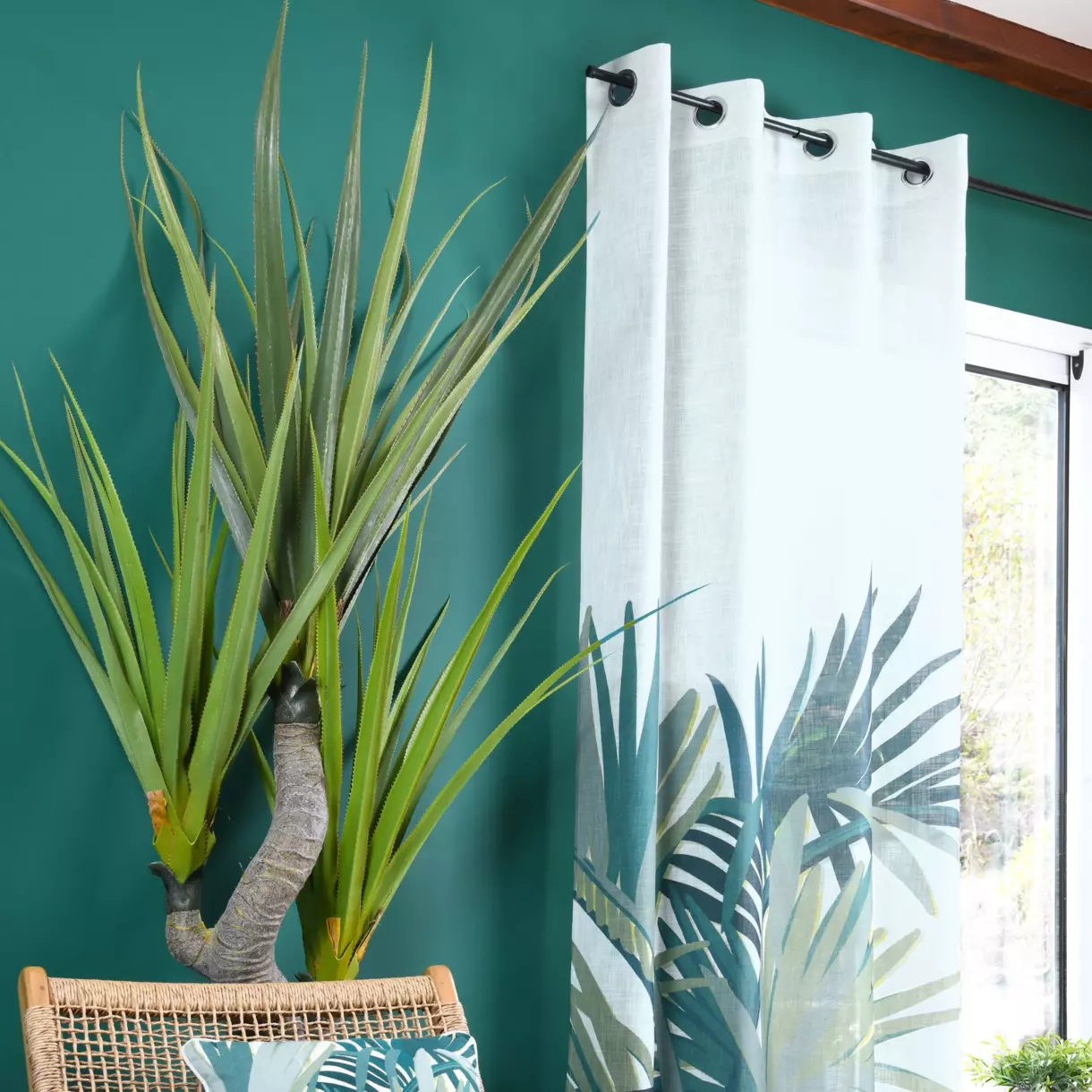 Rideau (140 x 260 cm) Malanga Vert 1