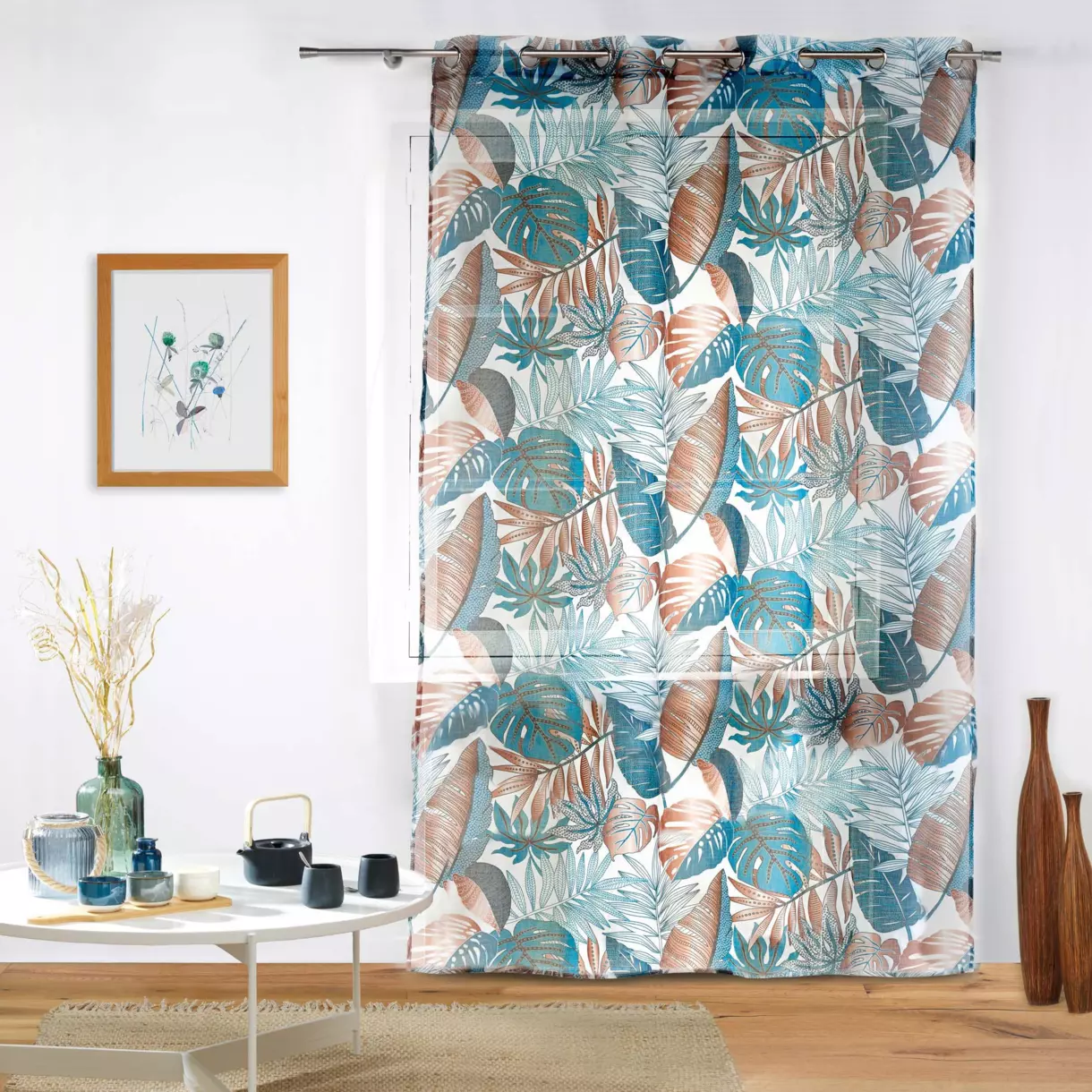 Voilage (140 x 240 cm) Alianor Vert 1