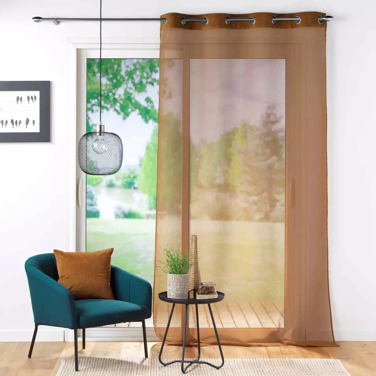 Voilage (140 x 240 cm) Casual Camel 1
