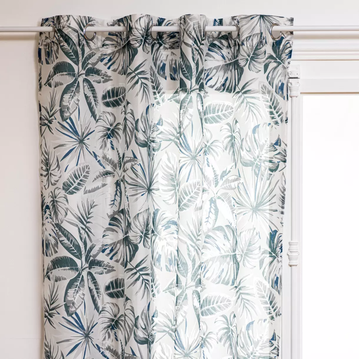 Voilage (140 x 240 cm) Jungle Bleu
