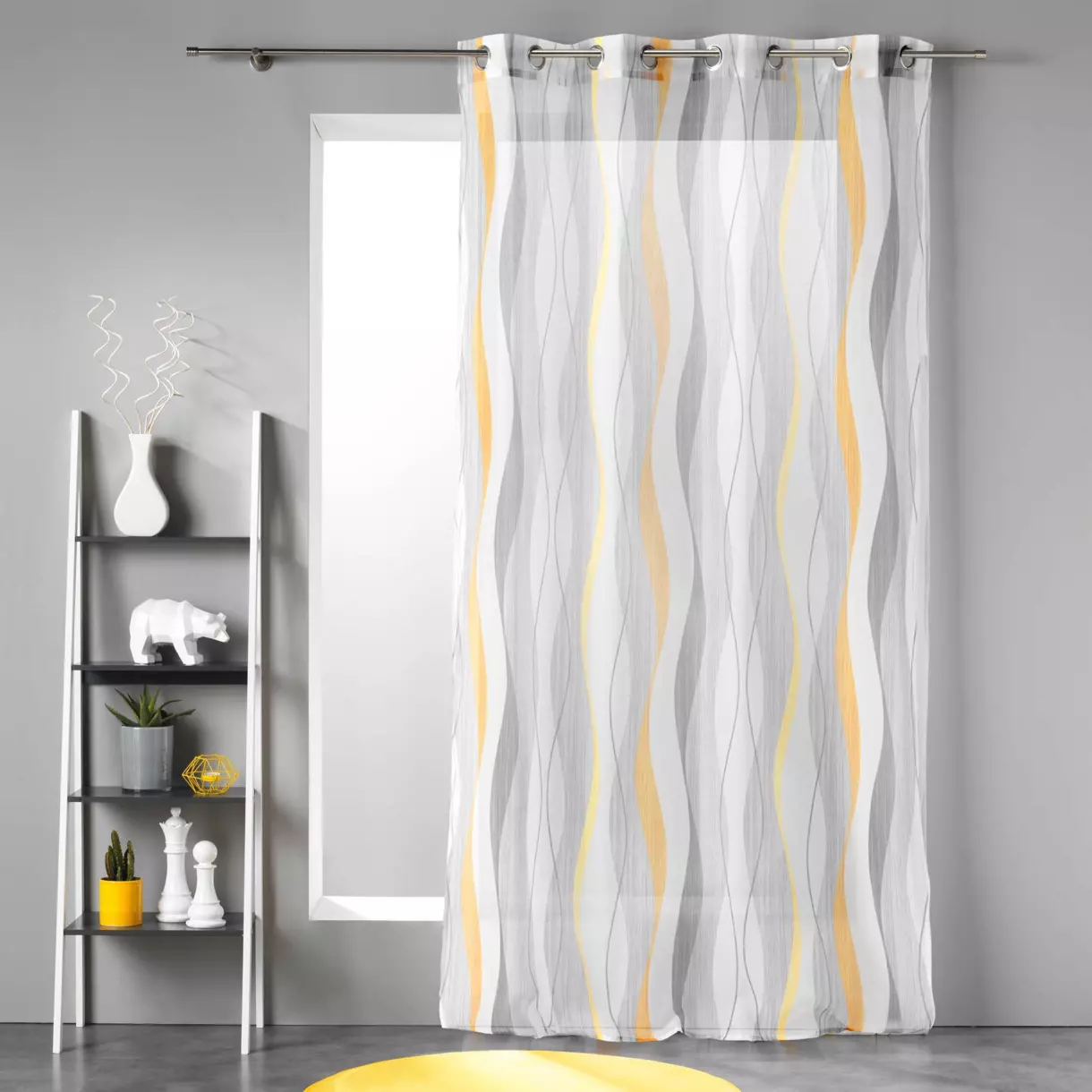 Voilage (140 x 280 cm) Ondulys Blanc 1