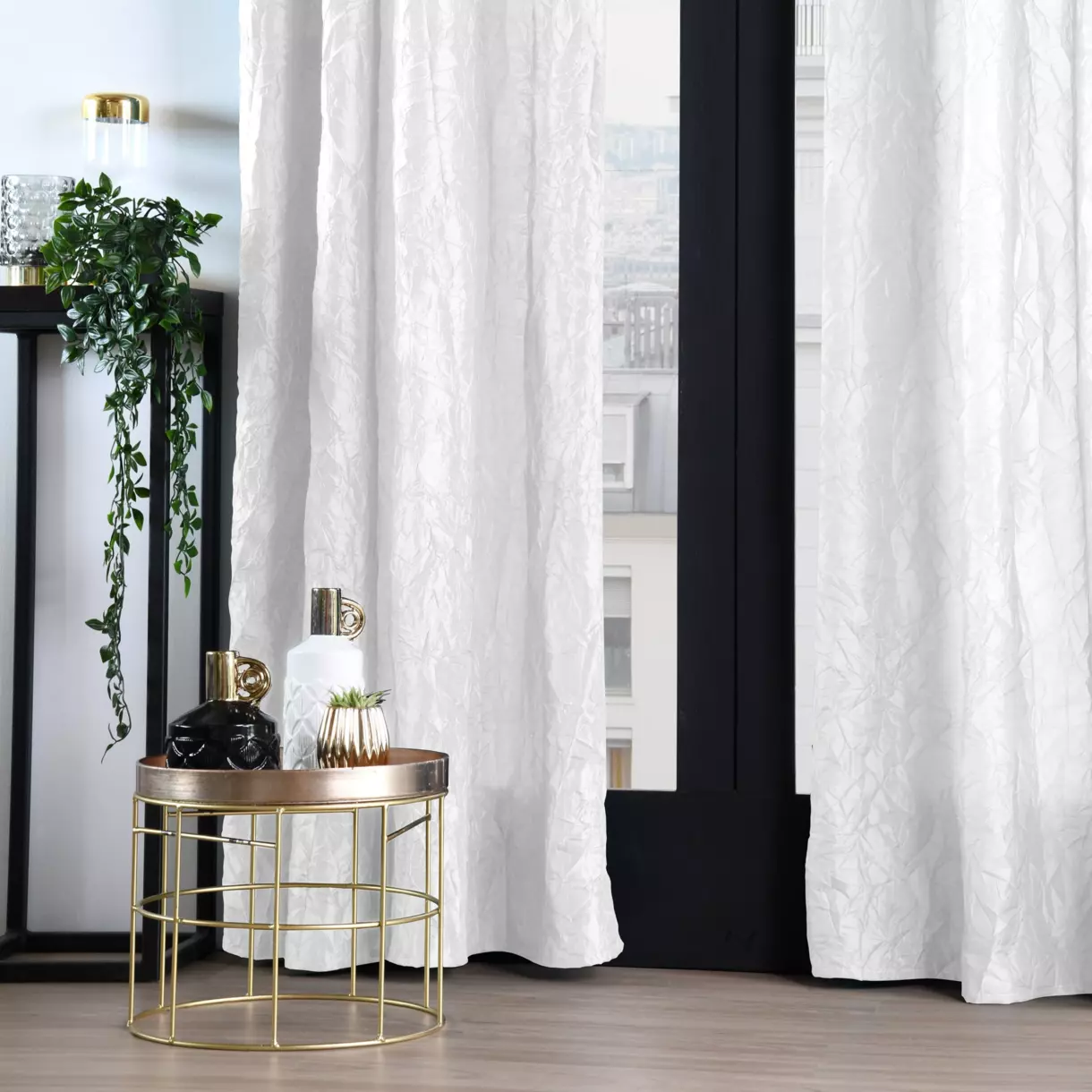 Cortina semi-opaca(140 X 260 cm) Lincoln Blanco 1
