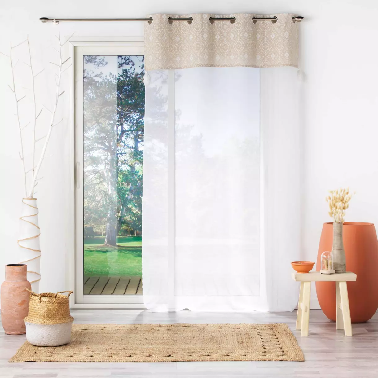 Visillo (140 x 240 cm) Samira Blanco 1