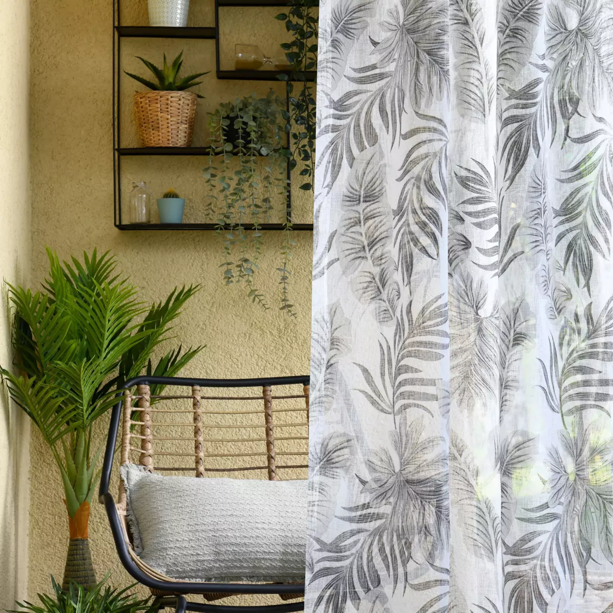 Visillo (140 x 260 cm) Assia Beige 1