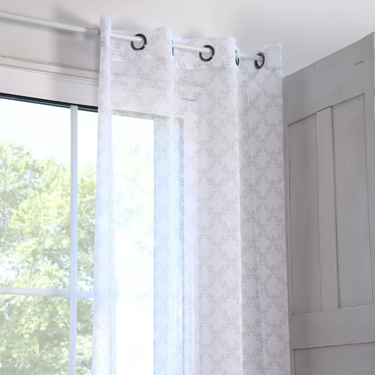 Visillo (140 x 260 cm) Delila Blanco 1