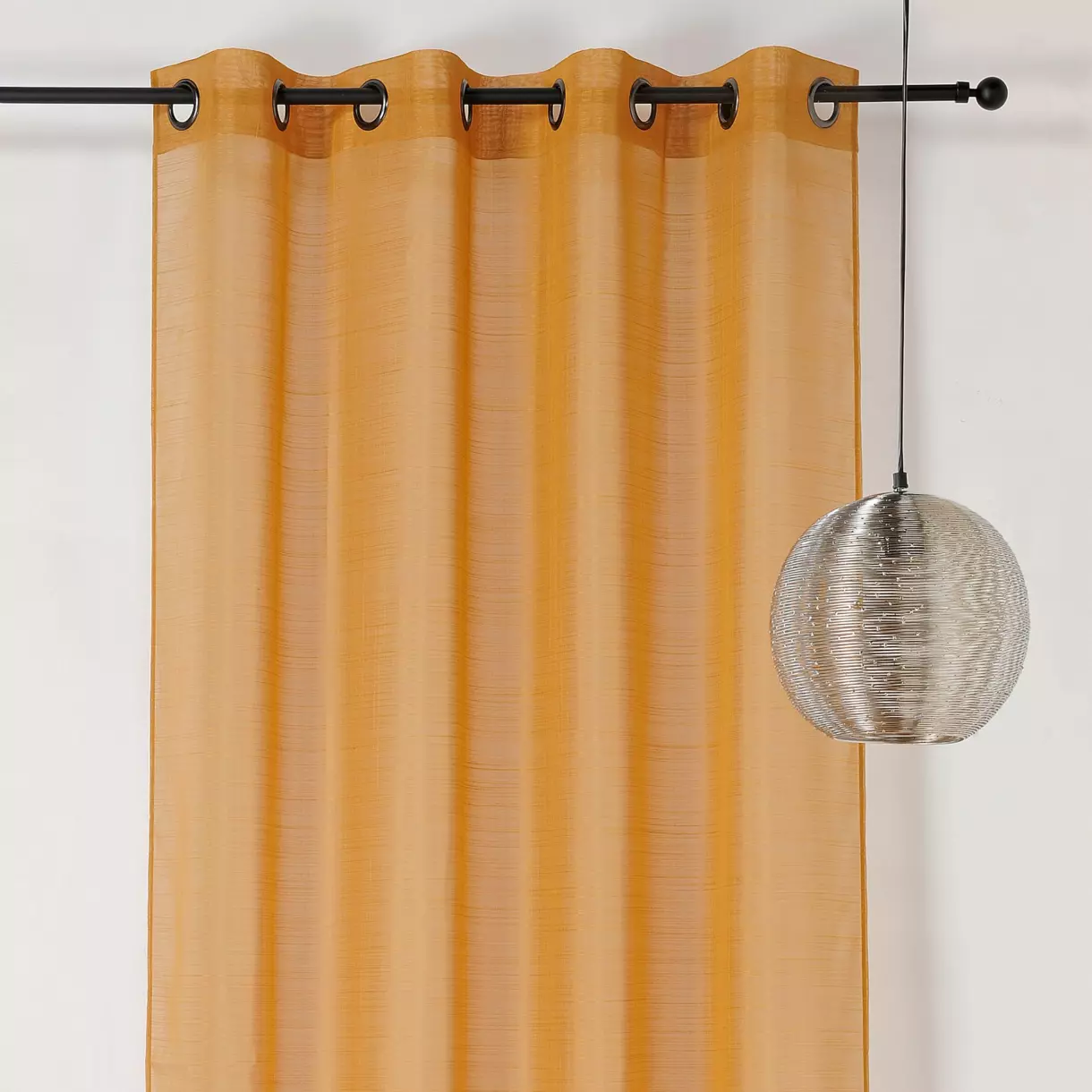 Voilage (145 x 240 cm) Etamine Jaune 1