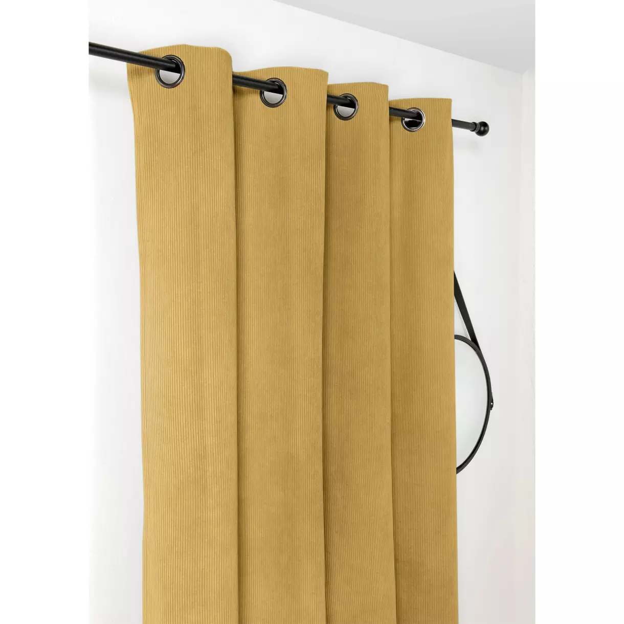 Cortina Opaca Aislante (140 x 260 cm) Alberta Amarillo 1