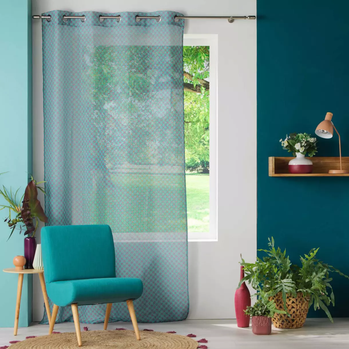 Visillo (140 x 240 cm) Havana Azul 1