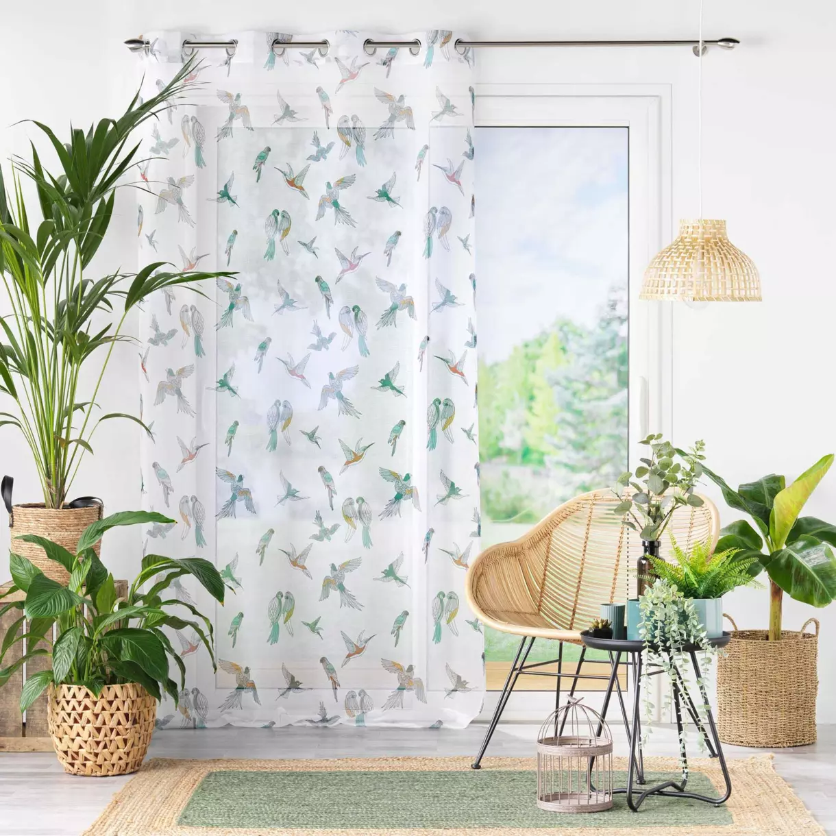 Voilage (140 x 240 cm) Envolia Multicolore 1