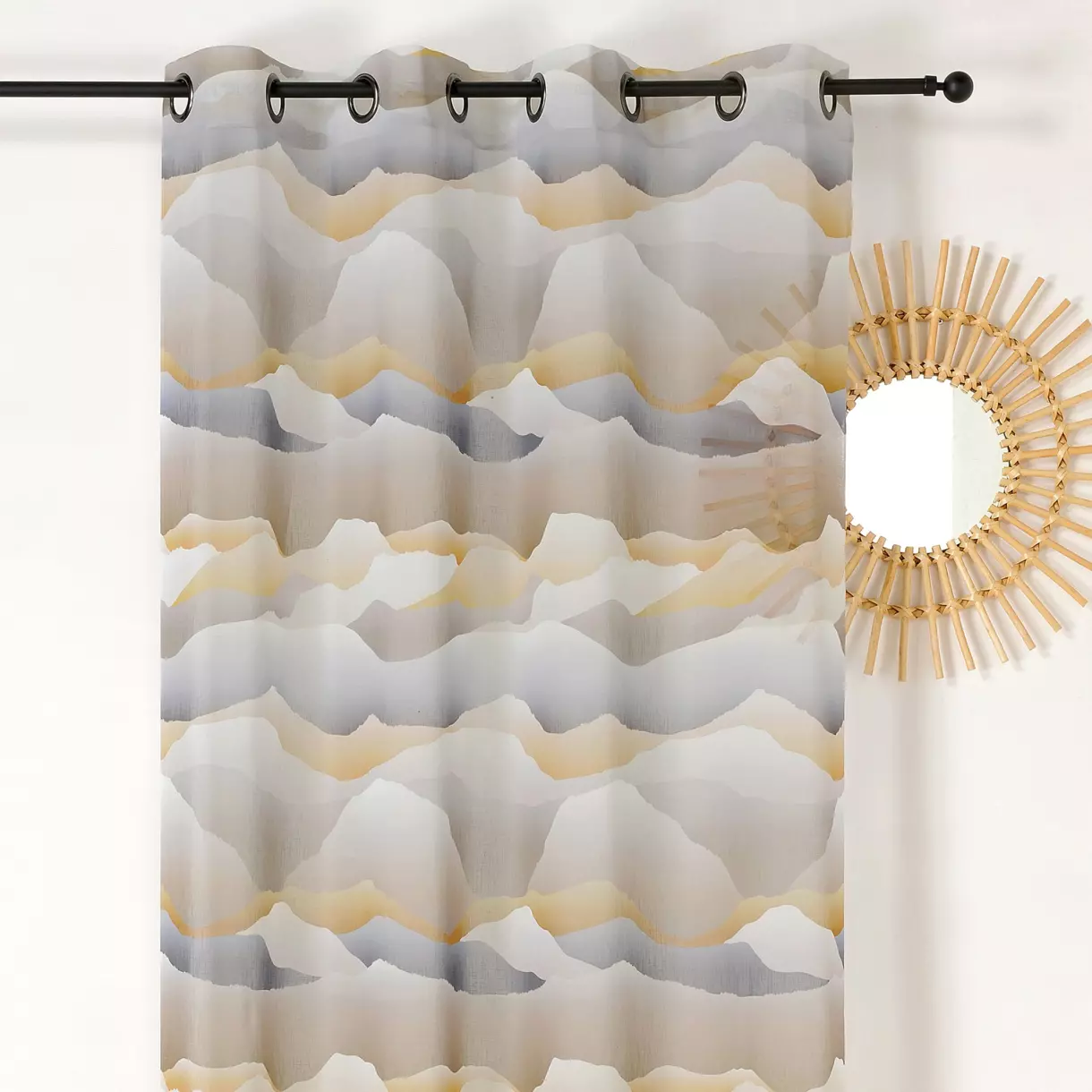 Voilage (150 x 260 cm) Dune Ecru 1