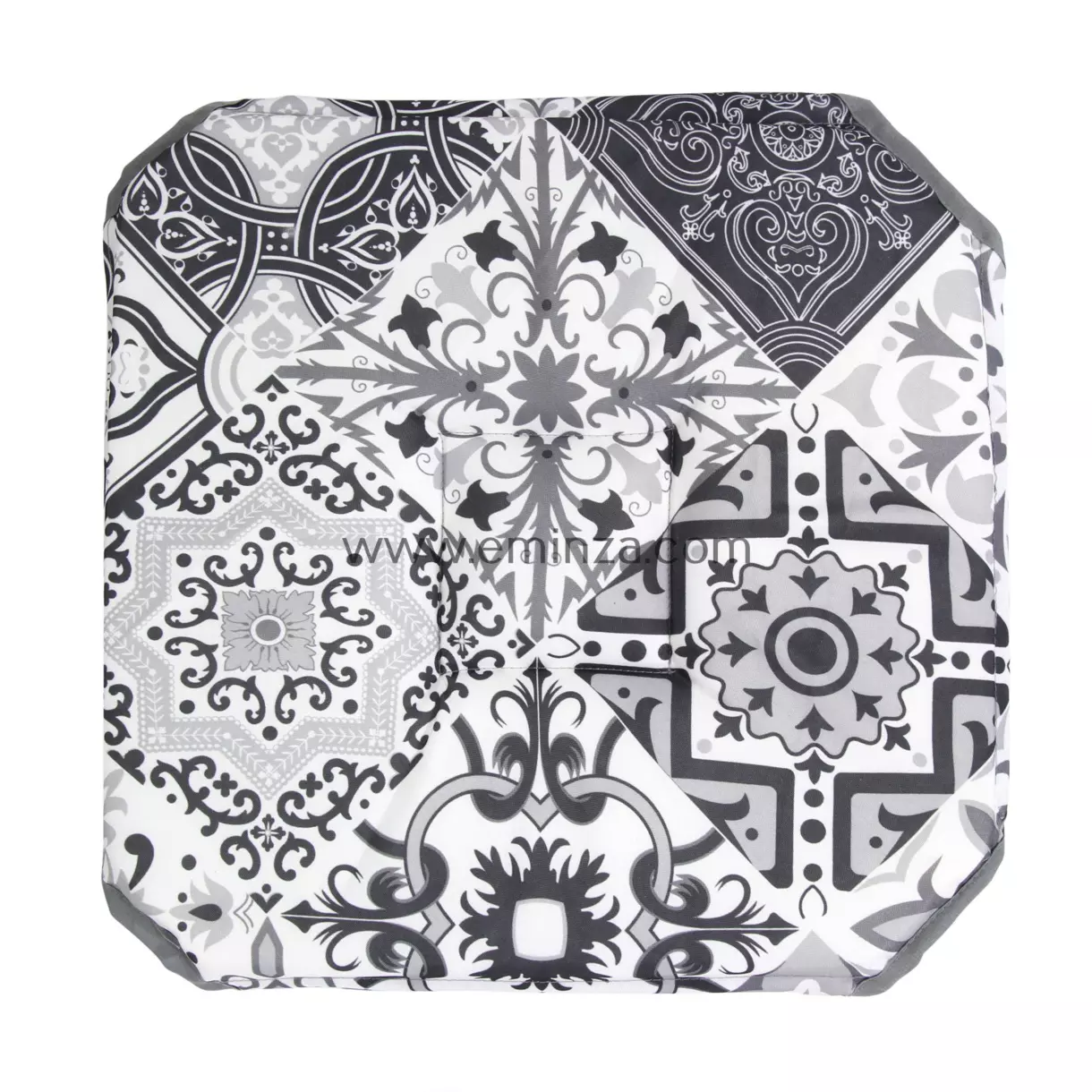 Galette de chaise Persane Grise 1