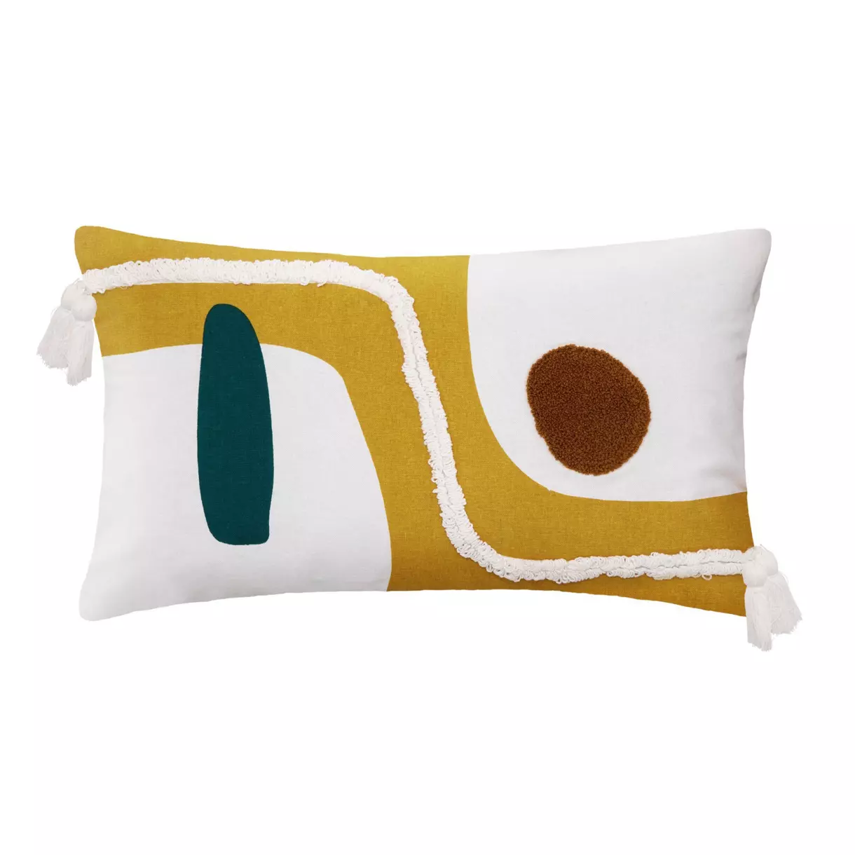 Housse de coussin rectangulaire (50 cm) Organiq Multicolore 1