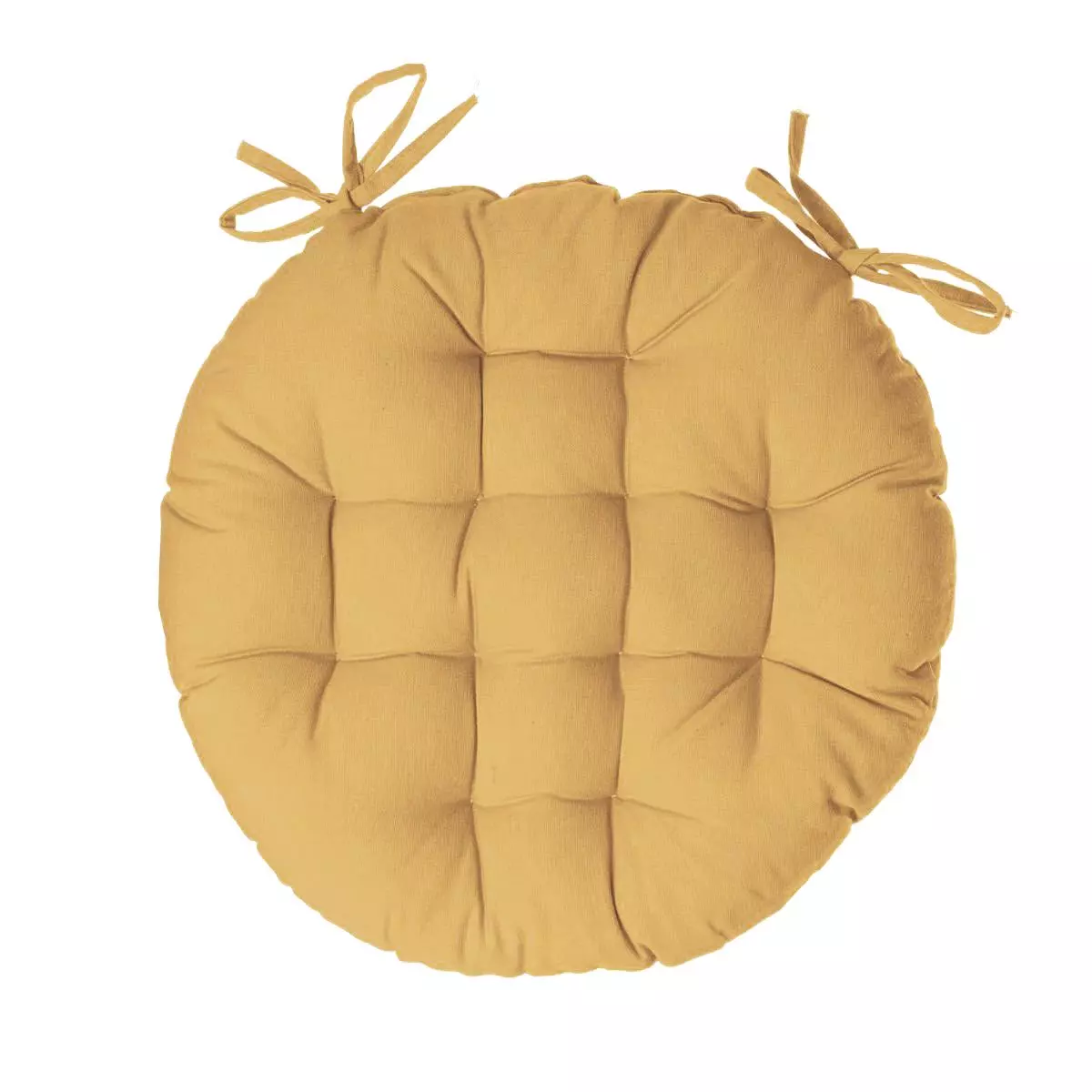 Coussin de chaise rond Datara Jaune Ocre 1