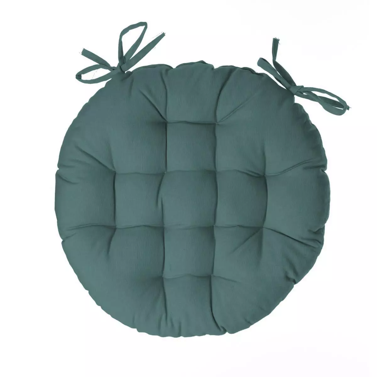 Cojín para silla redondo Datara 5 Botones Azul 1