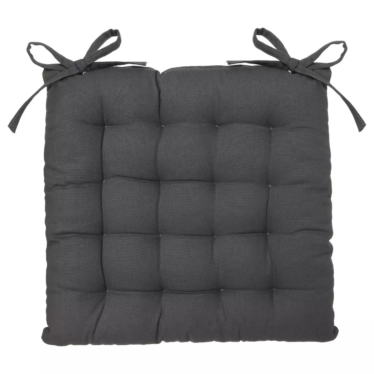 Coussin de chaise carré Datara Gris anthracite 1