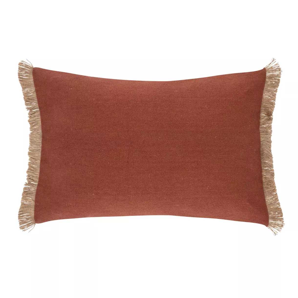 Coussin rectangulaire jute (58 cm) Bota Terracotta 1