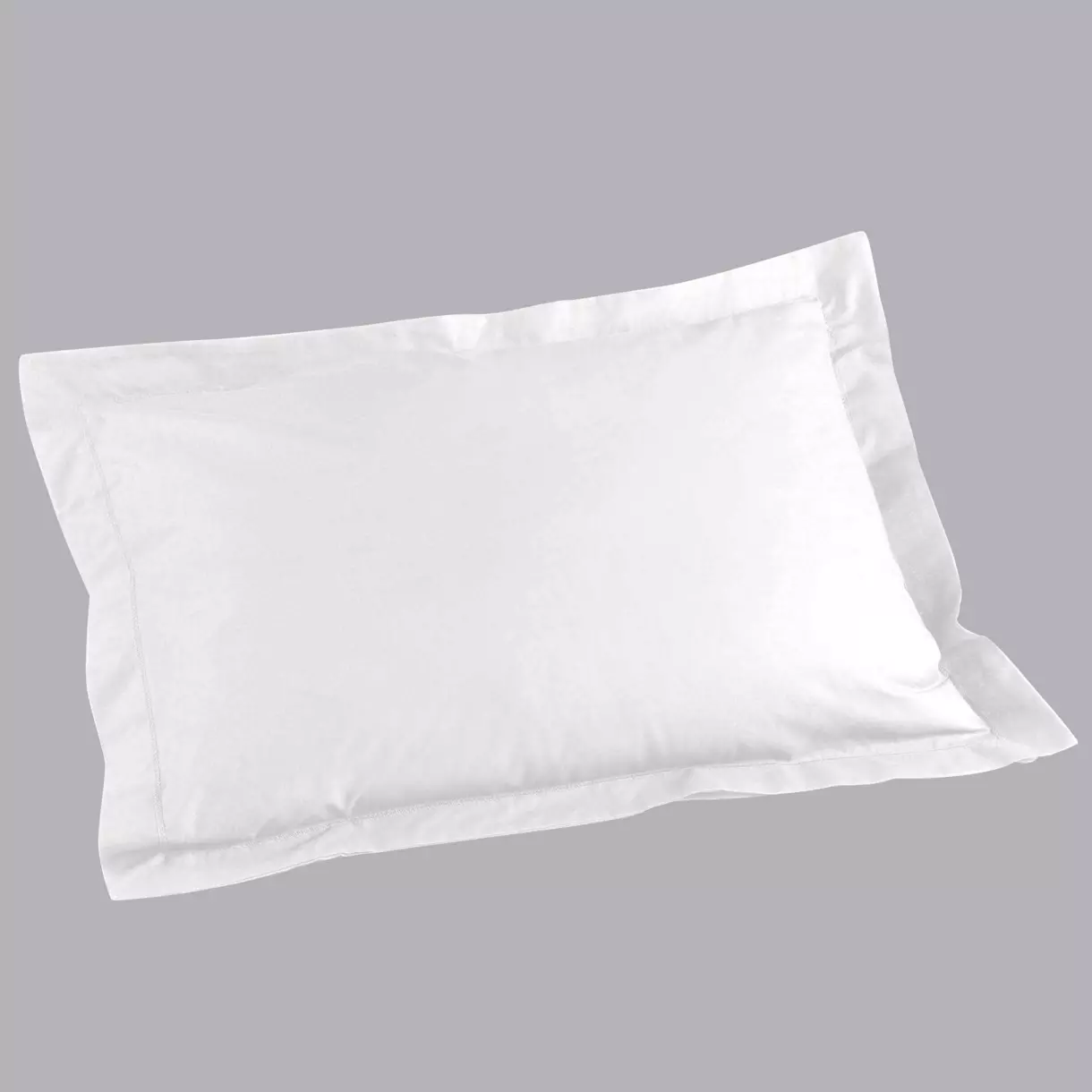 Funda de almohada rectangular en algodón bio (70 cm) Biolina Blanco 6